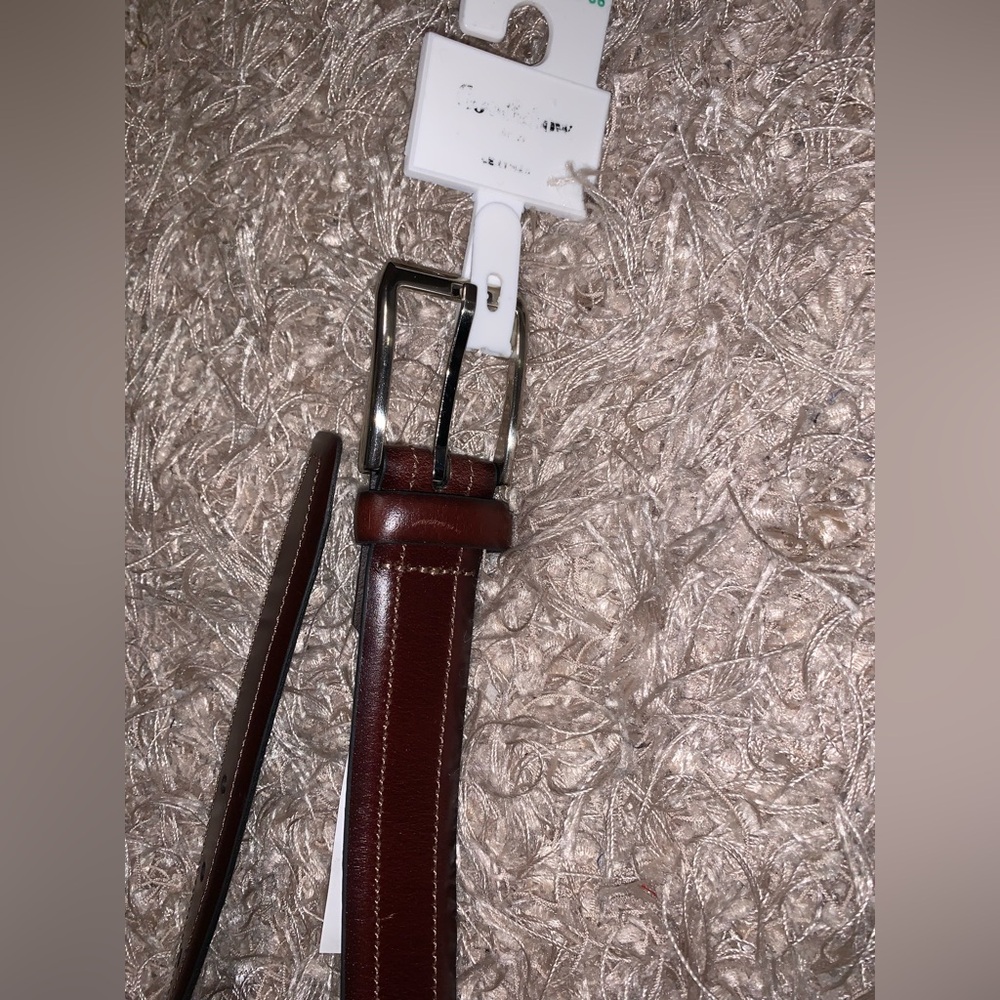 3 for $30 ⚡️ Men's Brown Leather Belt size M 32-36 NWT